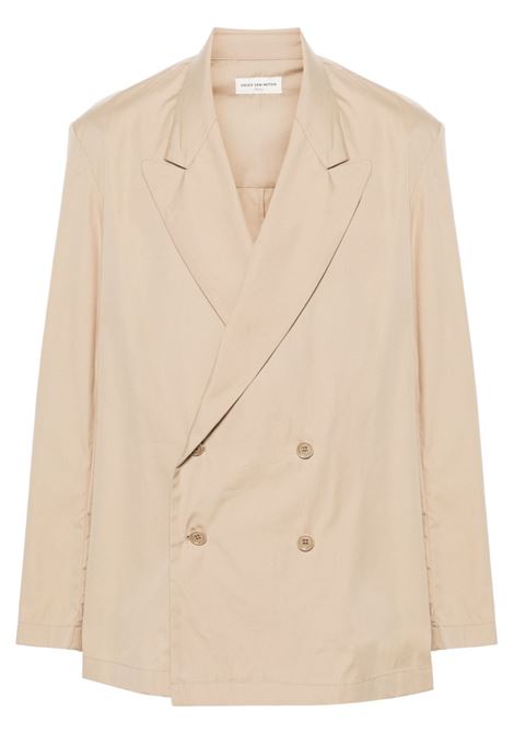 Blazer doppiopetto in beige - uomo